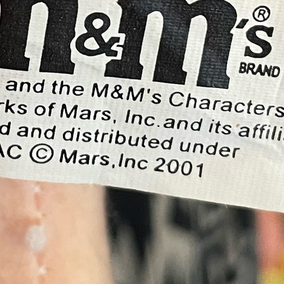 NWT Vintage M&Ms Red M&M Valentine's Day  7" Plush LOVE ME Pink Heart poseable - Picture 2 of 10